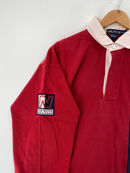 90’s NAUTICA Size XL Rugby-Shirt / G4343R
