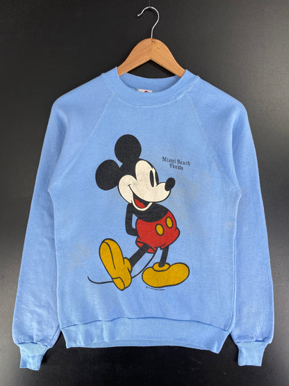 80’s DISNEY MICKEY Size S Vintage Sweat-shirt / G5985S