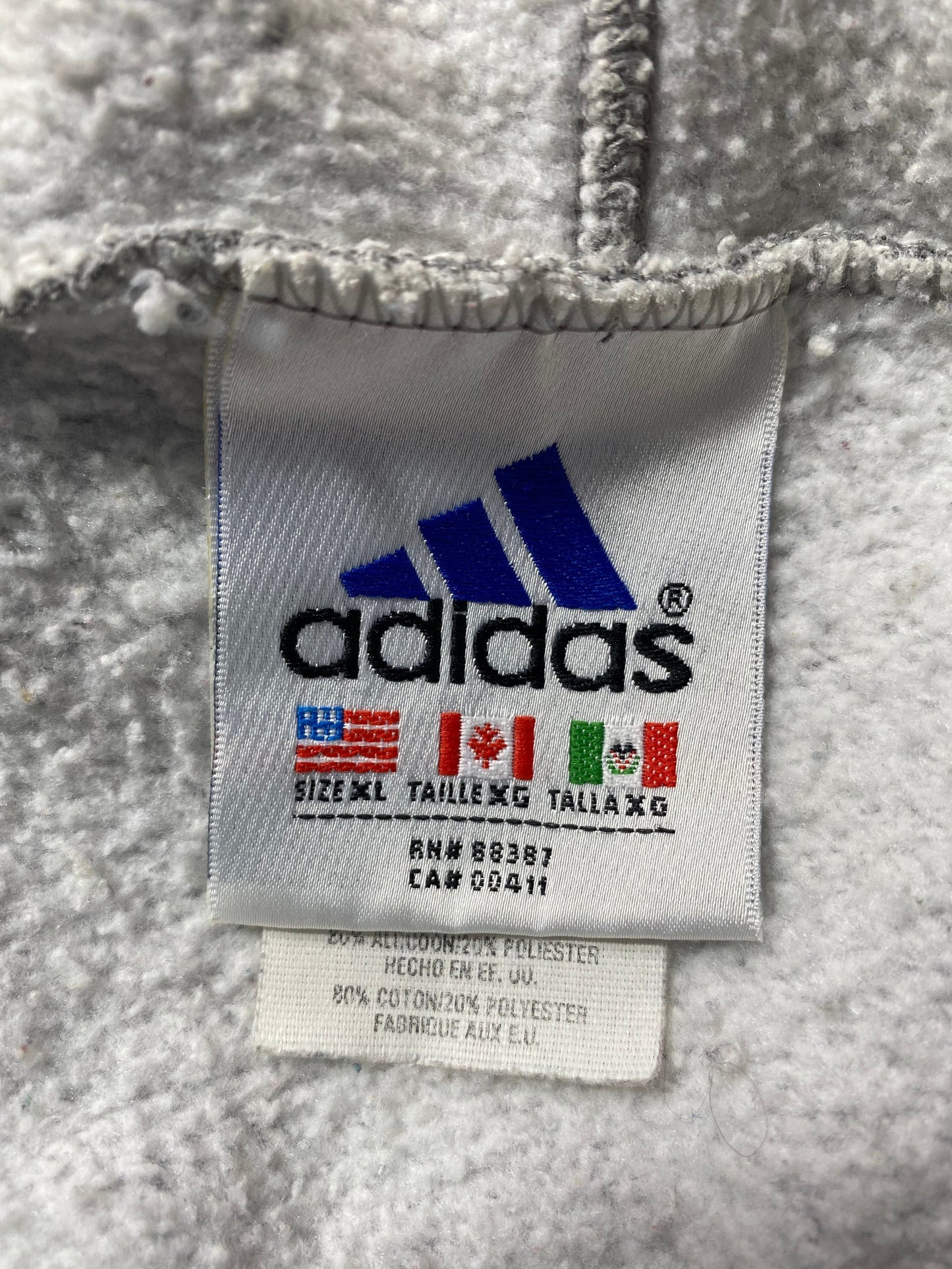 .90's ADIDAS Made in USA Size XL Vintage Sweat-shirt / F2000S
