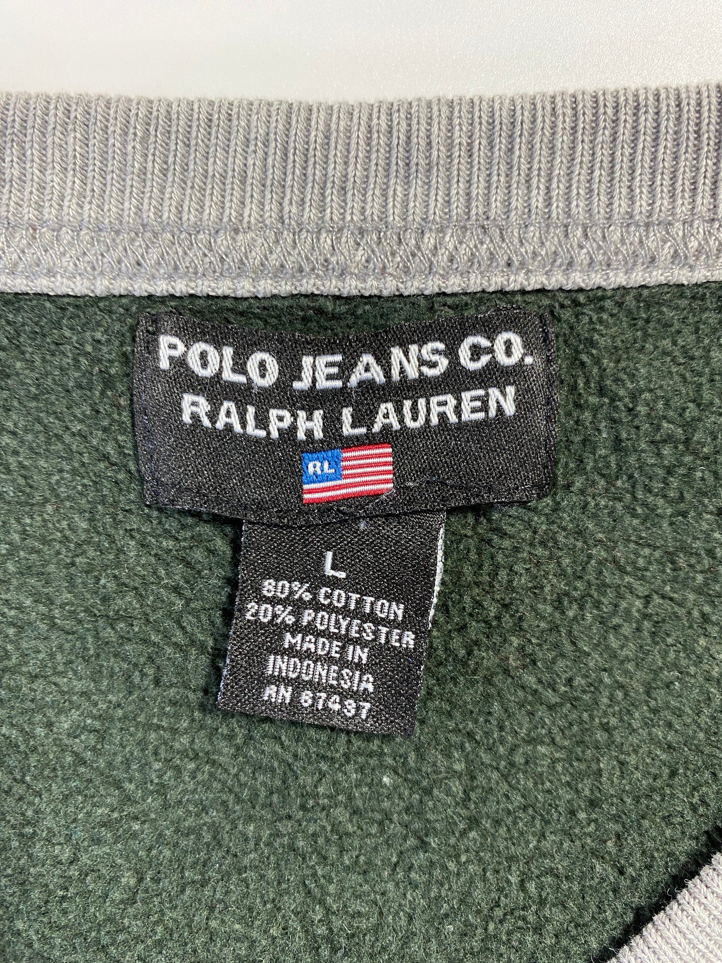.Vintage POLO RALPH LAUREN Size L Sweat-shirt / F2002S