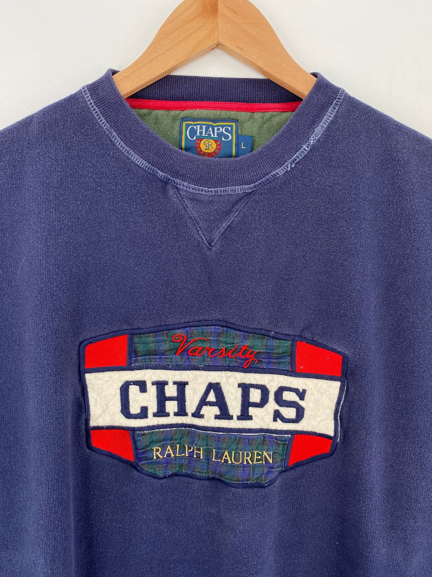 Vintage CHAPS RALPH LAUREN Size L Sweat-shirt / F2003S