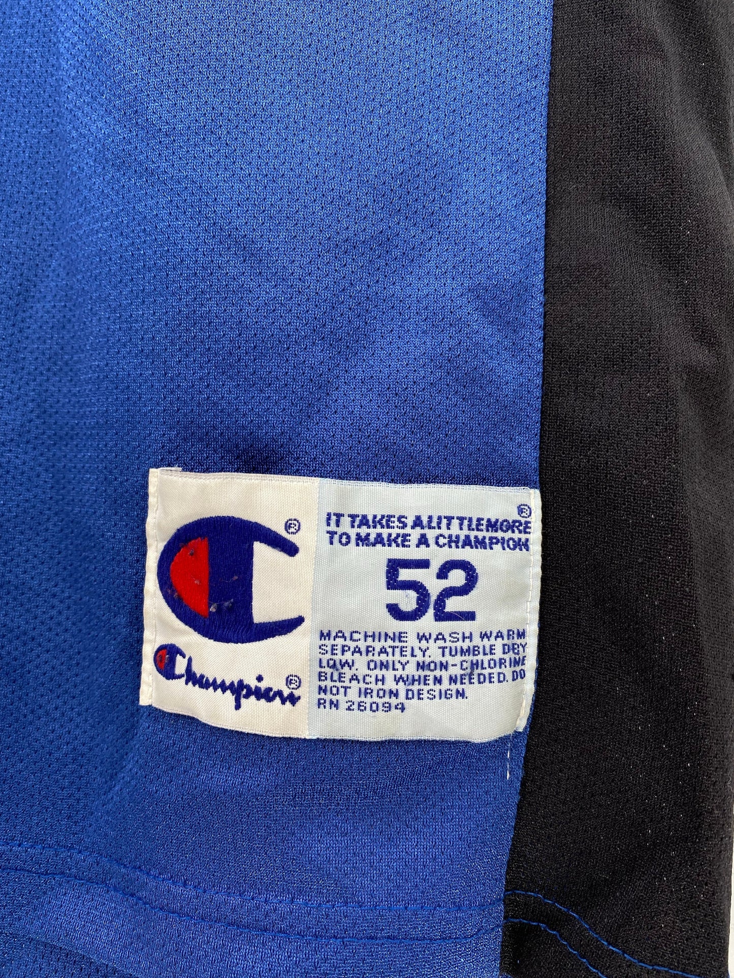 Vintage Champion x WASHINGTON WIZARDS MICHEL JORDAN Made in USA Size 52 NBA Game Tank Top / F2011T