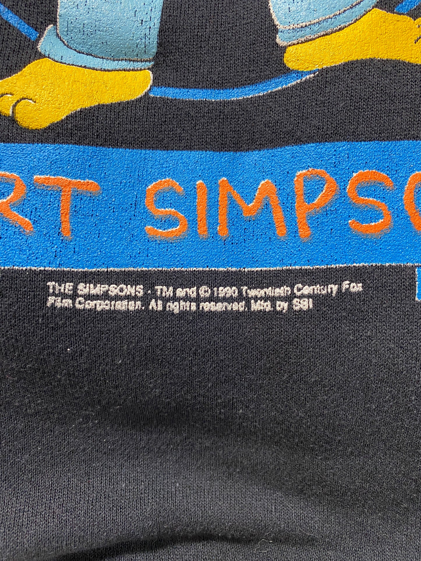 (M) 1990 THE SIMPSONS Sweat-shirt / A0465S