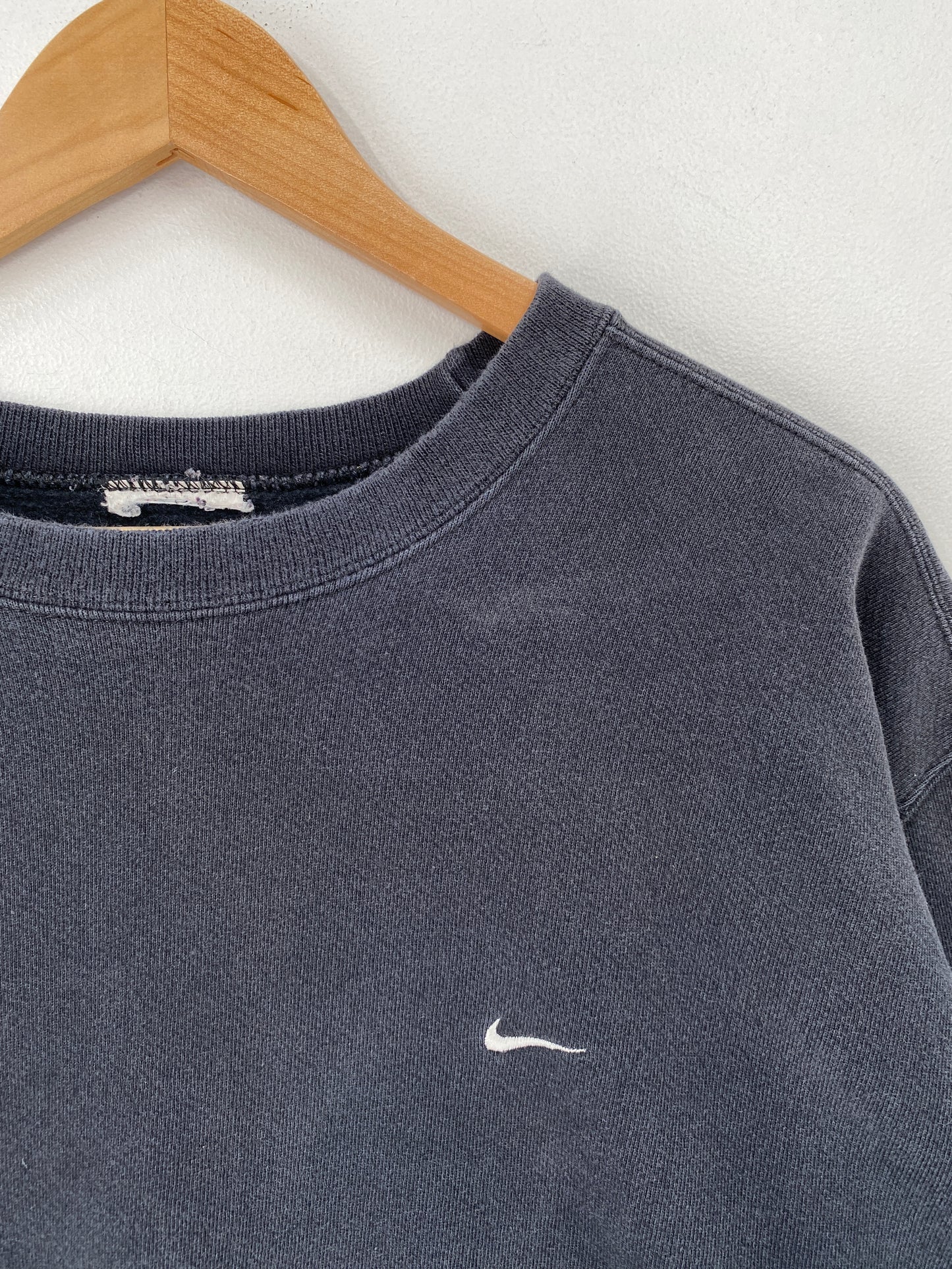 90’s NIKE MINI SWOOSH Size No tag (Approx.L) Vintage Sweat-Shirt / F1642S