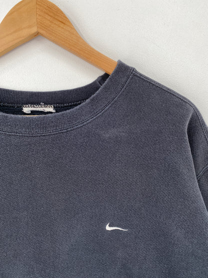 90’s NIKE MINI SWOOSH Size No tag (Approx.L) Vintage Sweat-Shirt / F1642S