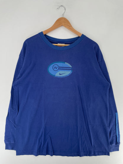 90's NIKE Size L Vintage Long Sleeve T-shirt / F3295T