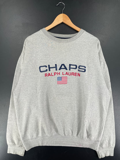 90’s CHAPS RALPH LAUREN Size L Sweat-shirt / G4919S