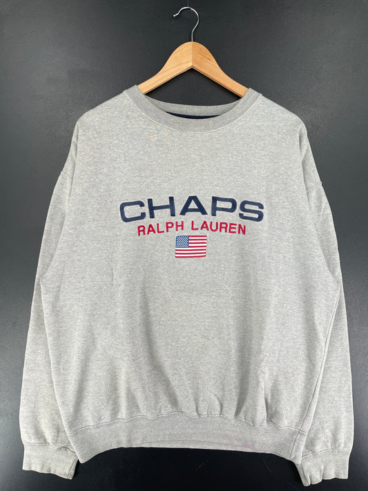 90’s CHAPS RALPH LAUREN Size L Sweat-shirt / G4919S