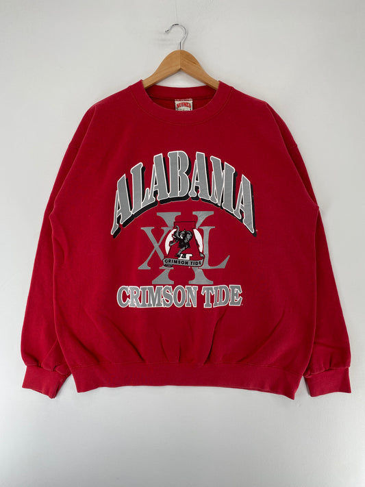 90’s ALABAMA CRIMSON TIDE Made in USA Size L Vintage College Sweat-Shirt / F2137S