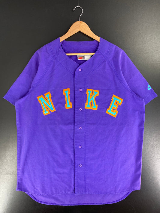 90's NIKE Size XL Vintage Baseball Game Shirt / G1872B