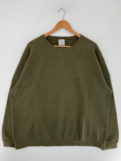 90's NIKE MINI SWOOSH Size XXL Vintage Sweat-Shirts / F9146S