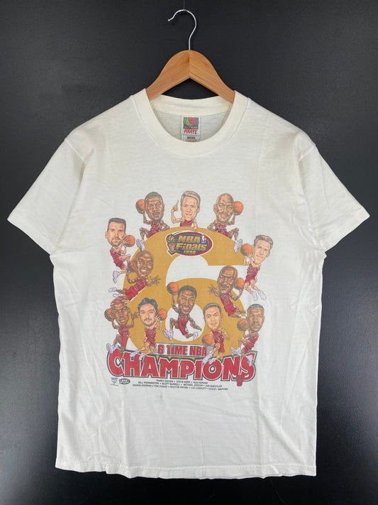 1998 CHICAGO BULLS Made in USA Size L Vintage NBA T-Shirt / G3158T