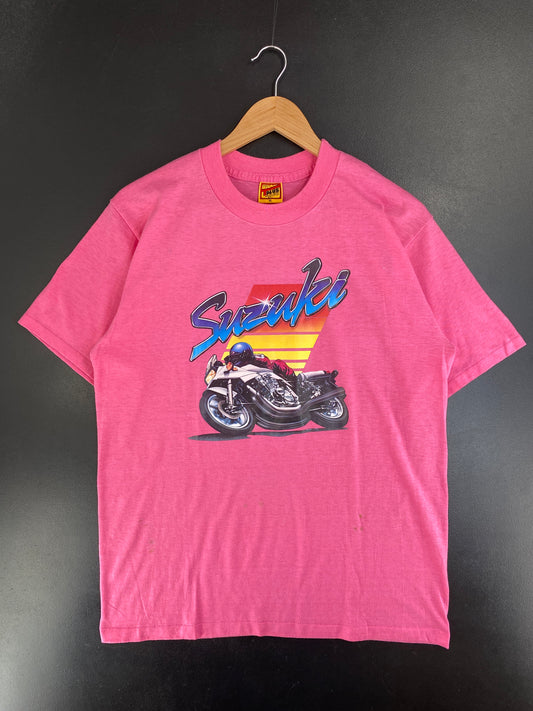 70’s SUZUKI Made in USA Size XL Vintage Racing T-shirt / G2702T