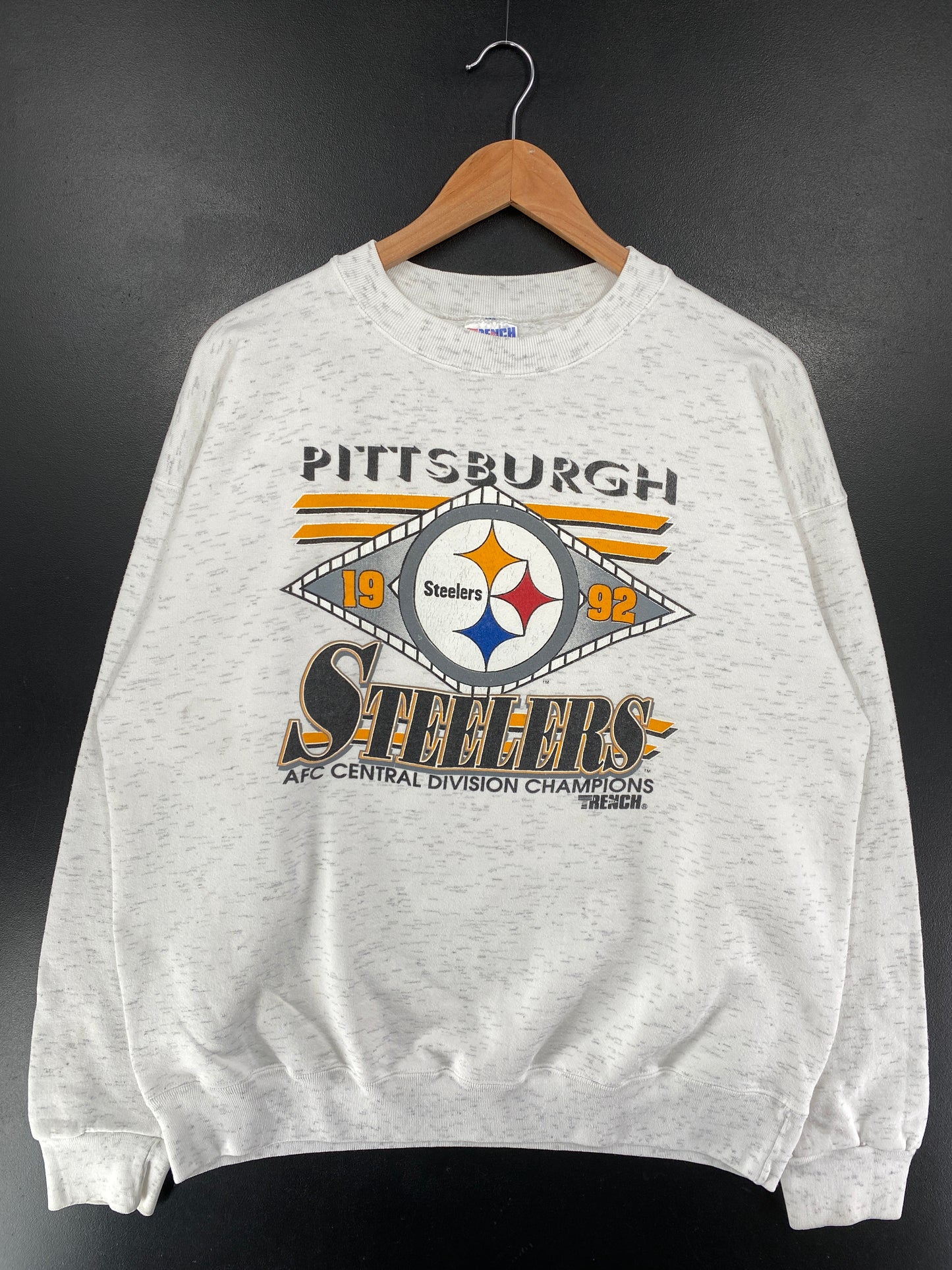 90's STEELERS Made in USA Size XL Vintage NFL Sweat-Shirt / G6569S