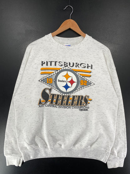 90's STEELERS Made in USA Size XL Vintage NFL Sweat-Shirt / G6569S
