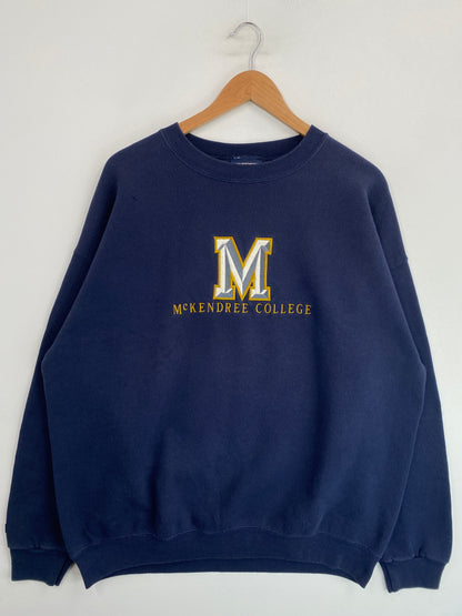 90's MCKENDREE Made in USA Size XL Vintage College Sweat-Shirt / G6582S