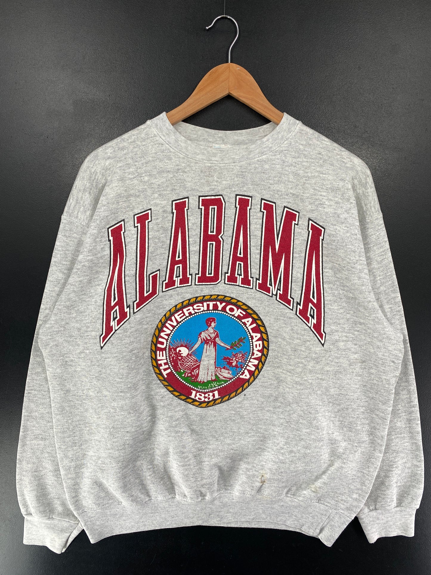 90's UNIVERSITY OF ALABAMA Made in USA Size Approx. L Vintage College Sweat-Shirt / G6589S