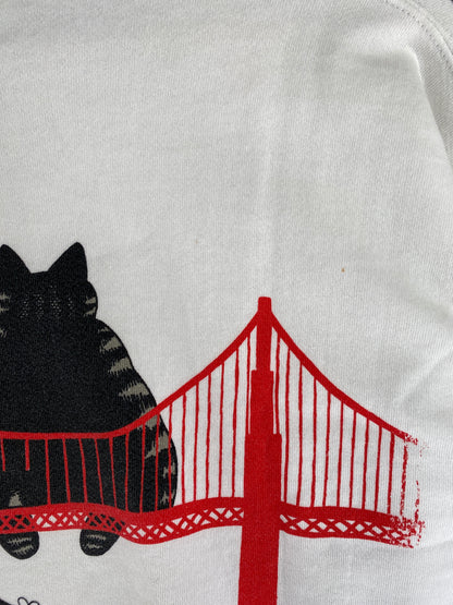 90's CRAZY SHIRTS SAN FRANSISCO Made in USA Size XXL Vintage Sweat-shirt / F8612S