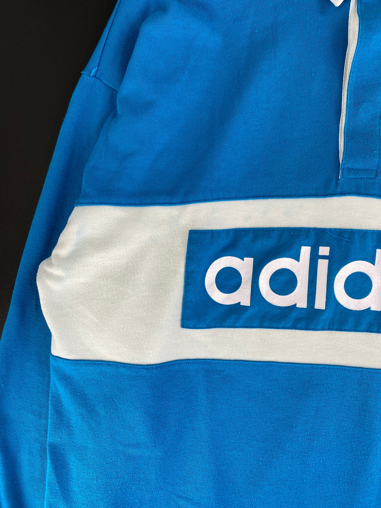 90's ADIDAS Size XL Vintage Rugby-Shirt / G3704R