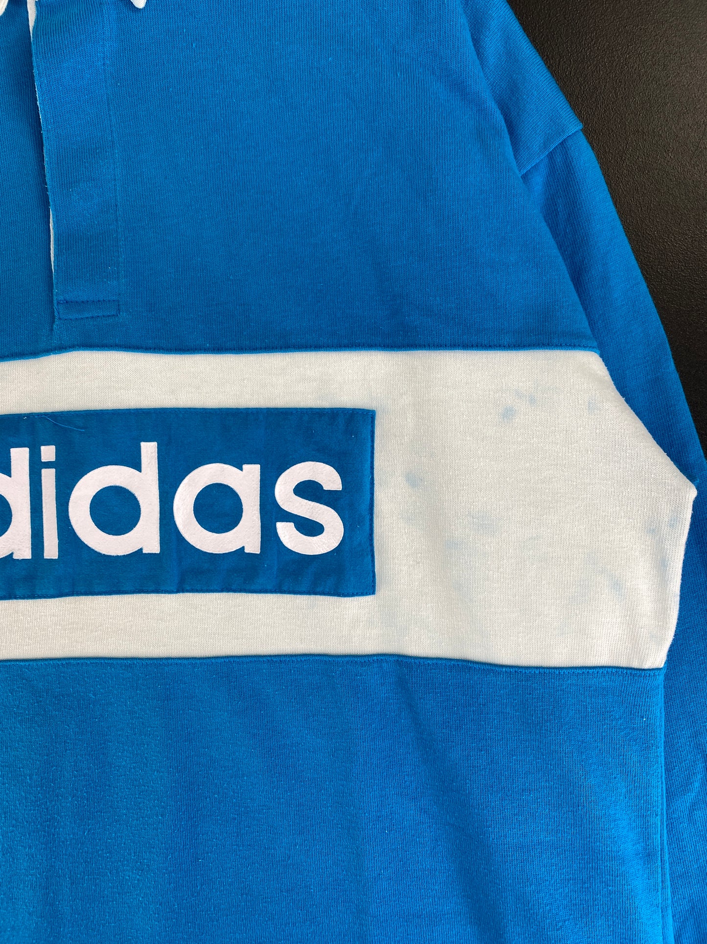 90's ADIDAS Size XL Vintage Rugby-Shirt / G3704R