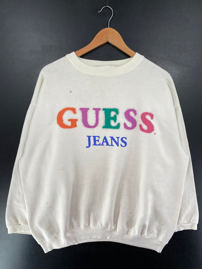 90’s GUESS JEANS Size L Vintage Sweat-shirt / G6624S