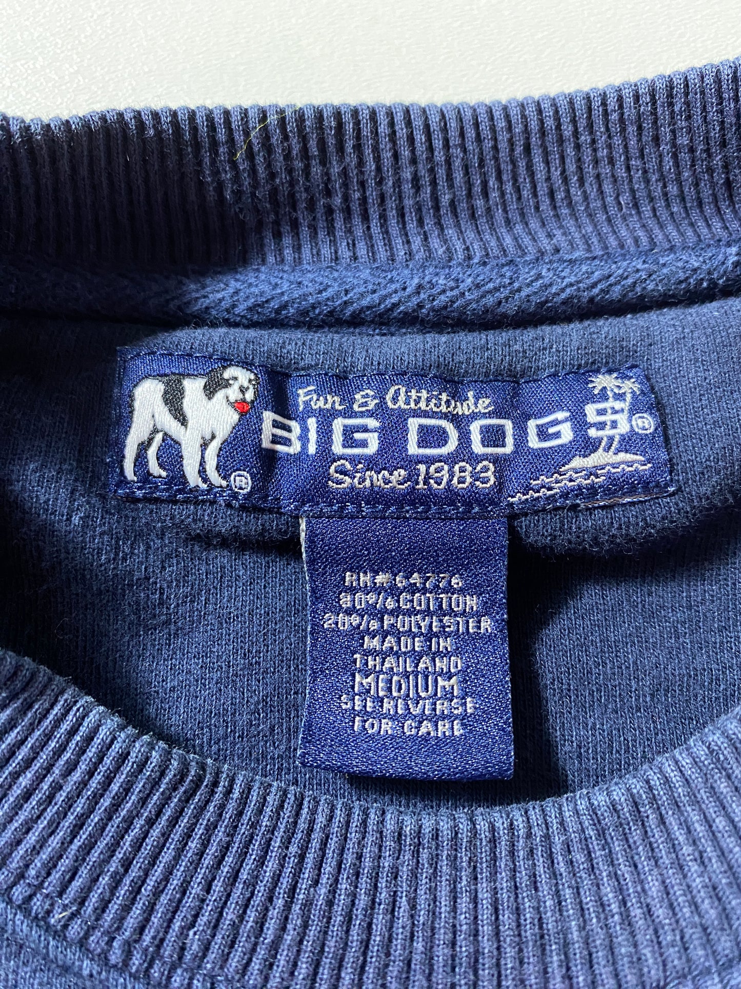 Vintage BIG DOG Size M Sweat-Shirt / F8636S
