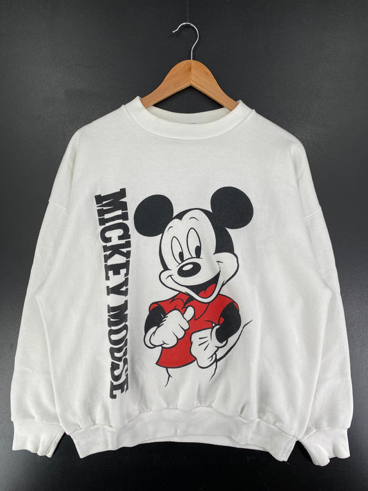 80's DISNEY MICKEY Made in USA Size XL Vintage Sweat-shirt / G3818S