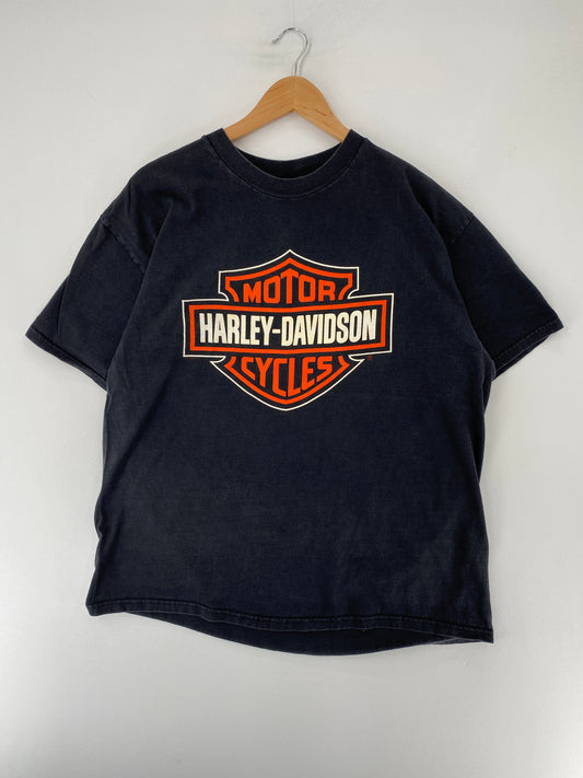 90's HARLEY-DAVIDSON Made in USA Size XL Vintage T-Shirt / F1796T