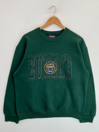 90’s EUREKA Made in USA Size L Vintage College Sweat-shirt / G6667S