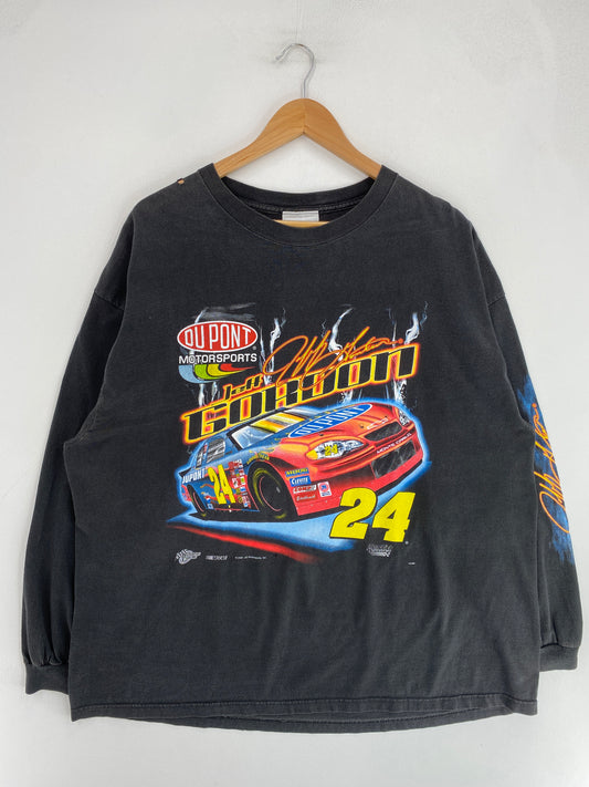 2002 NASCAR JEFF GORDON Size XXL Vintage Long Sleeve T-shirt / G2974T