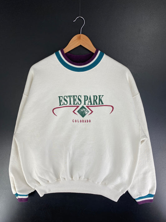 90's ESTES PARK Made in USA Size XL Vintage Sweat-shirt / F8690S