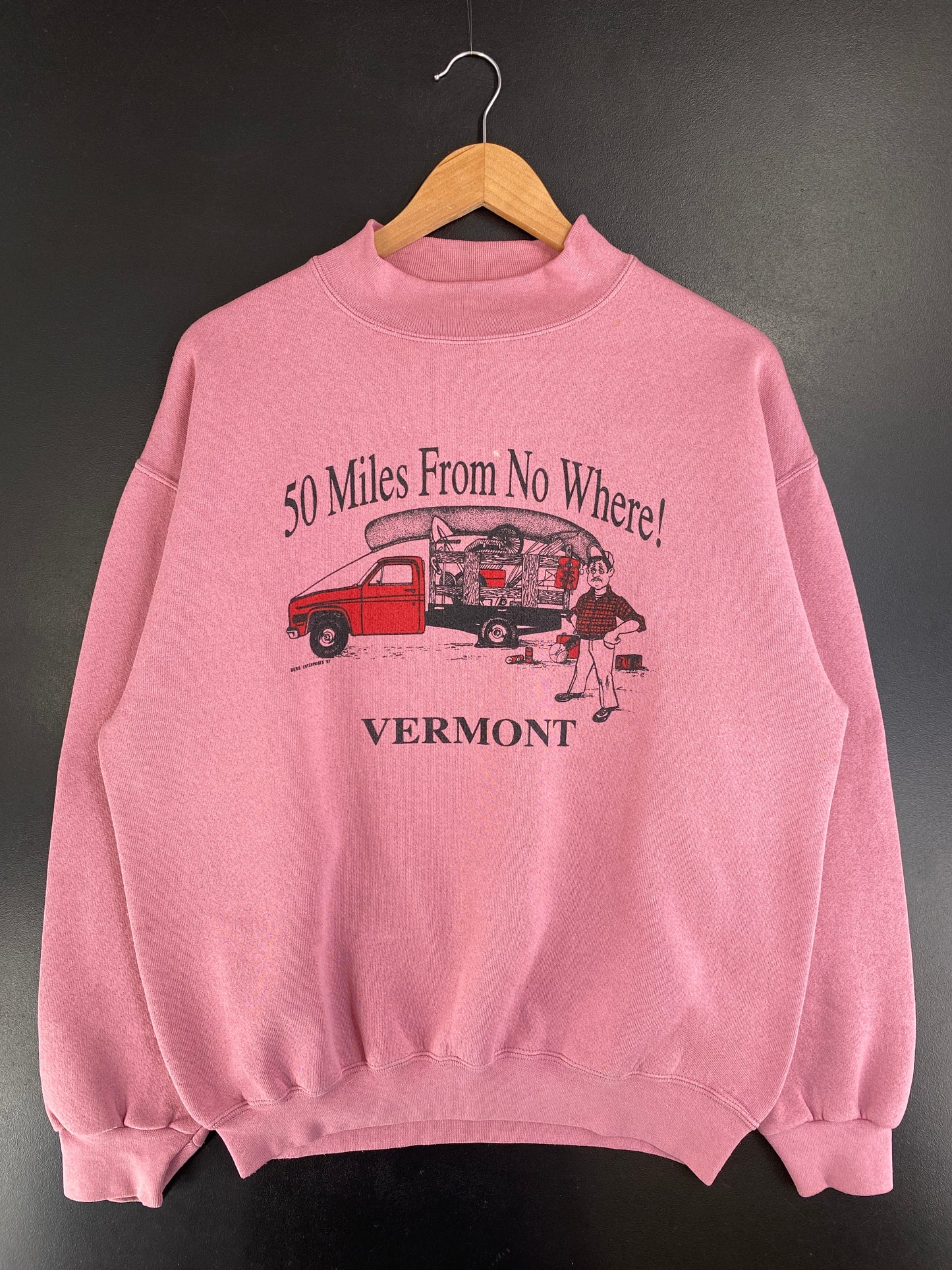90's 50 MILES FROM NO WHERE Size L Vintage Sweat-Shirt / G7011S