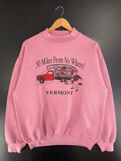 90's 50 MILES FROM NO WHERE Size L Vintage Sweat-Shirt / G7011S