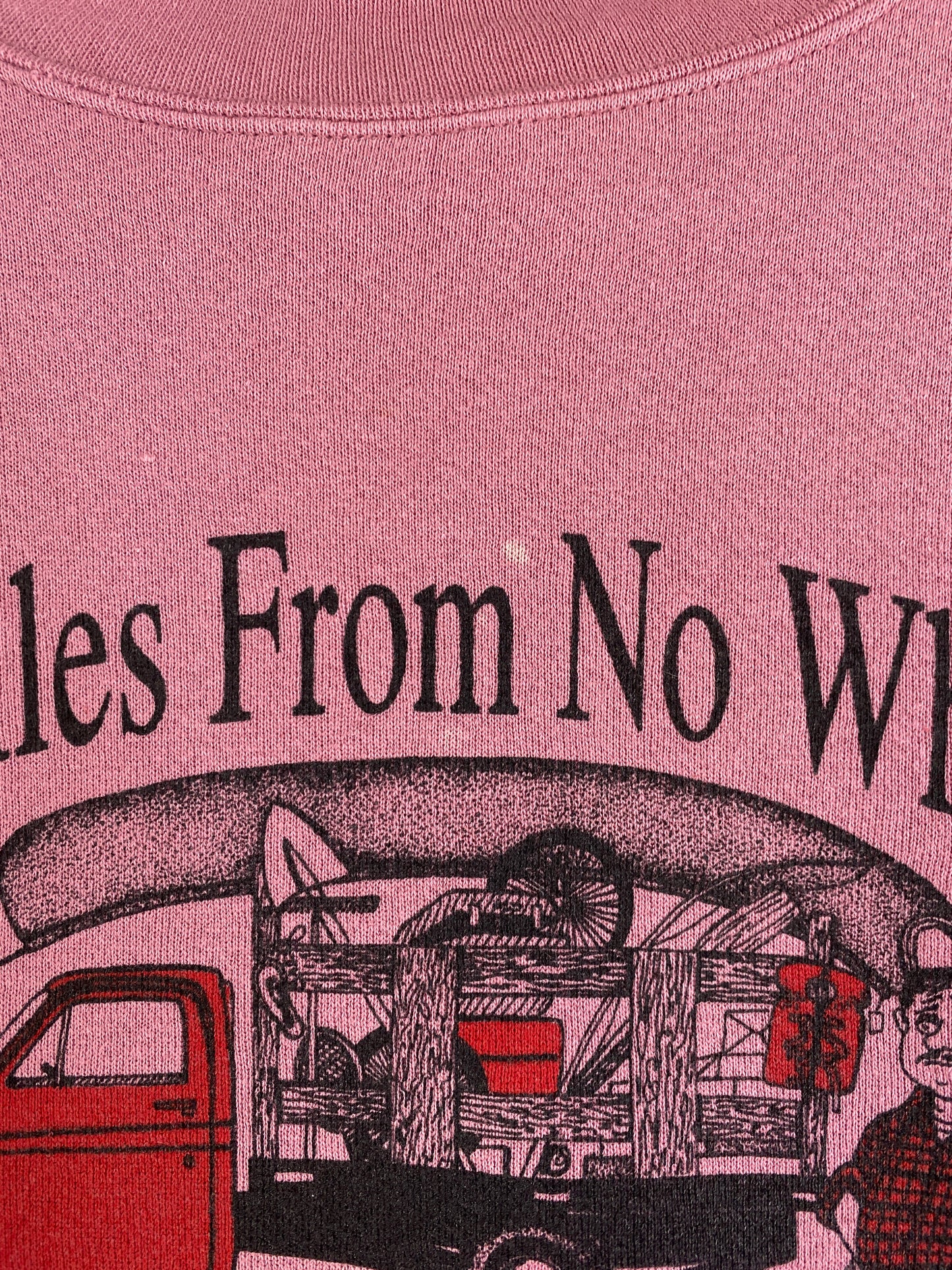 90's 50 MILES FROM NO WHERE Size L Vintage Sweat-Shirt / G7011S