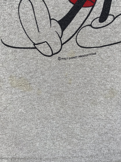 80’s DISNEY MICKEY Size No Tag (Approx.M) T-Shirts / G6245T