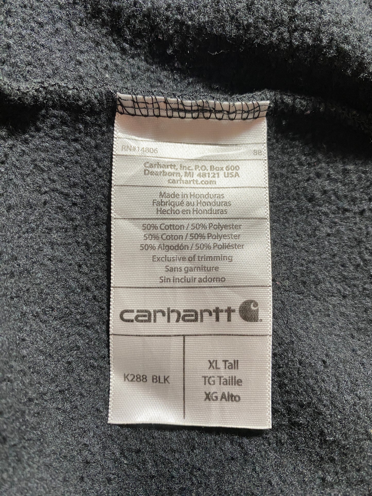 Vintage CARHARTT Size XL Hoodie Sweat-Shirt / F2768S