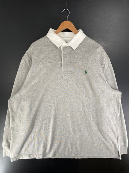90's POLO RALPH LAUREN Size XXXL Vintage Rugby-Shirt / G3169R