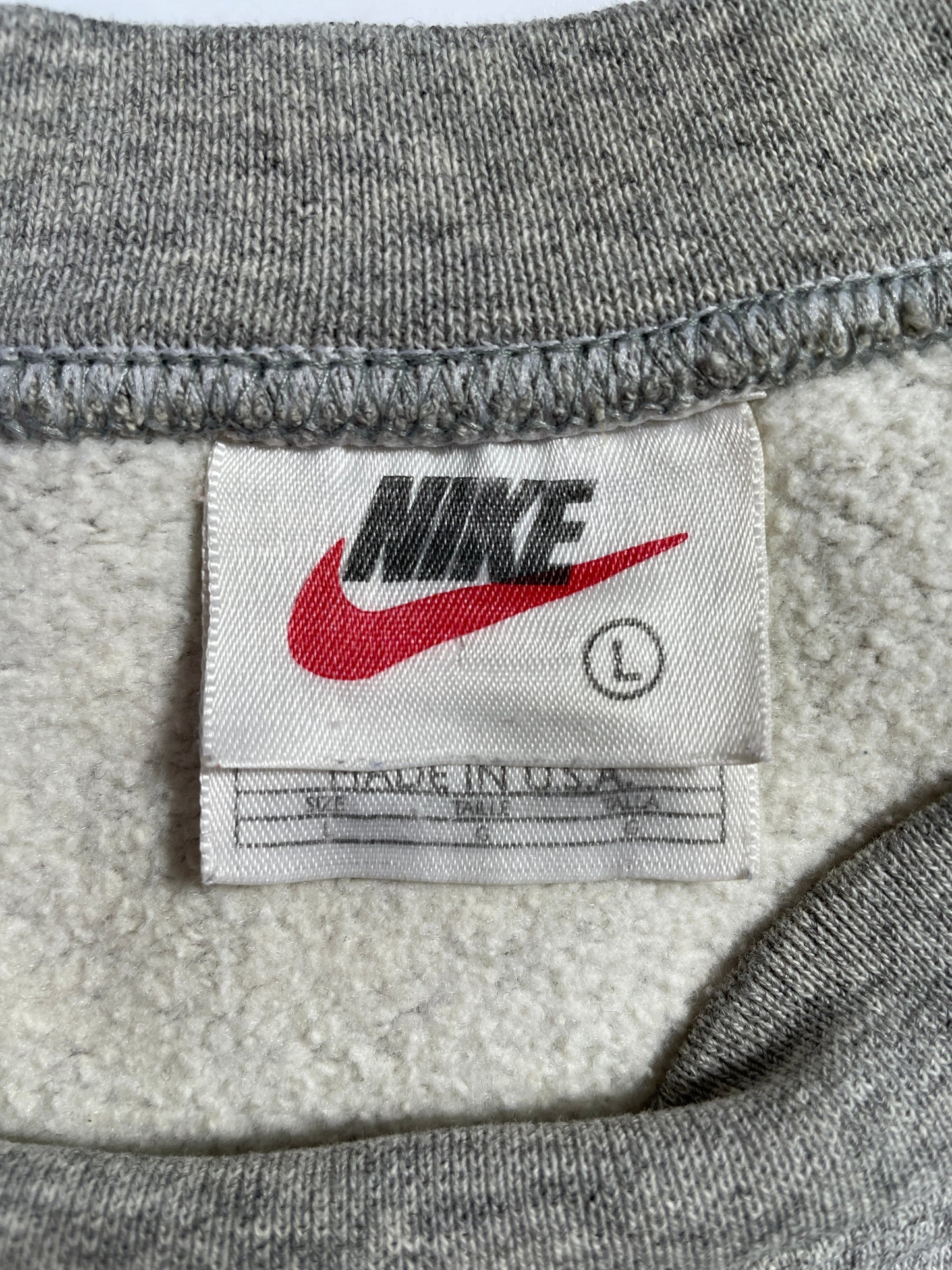 90's NIKE x ILLINOIS FOOTBALL Made in USA Size L Vintage College Sweat shirt / F7801S