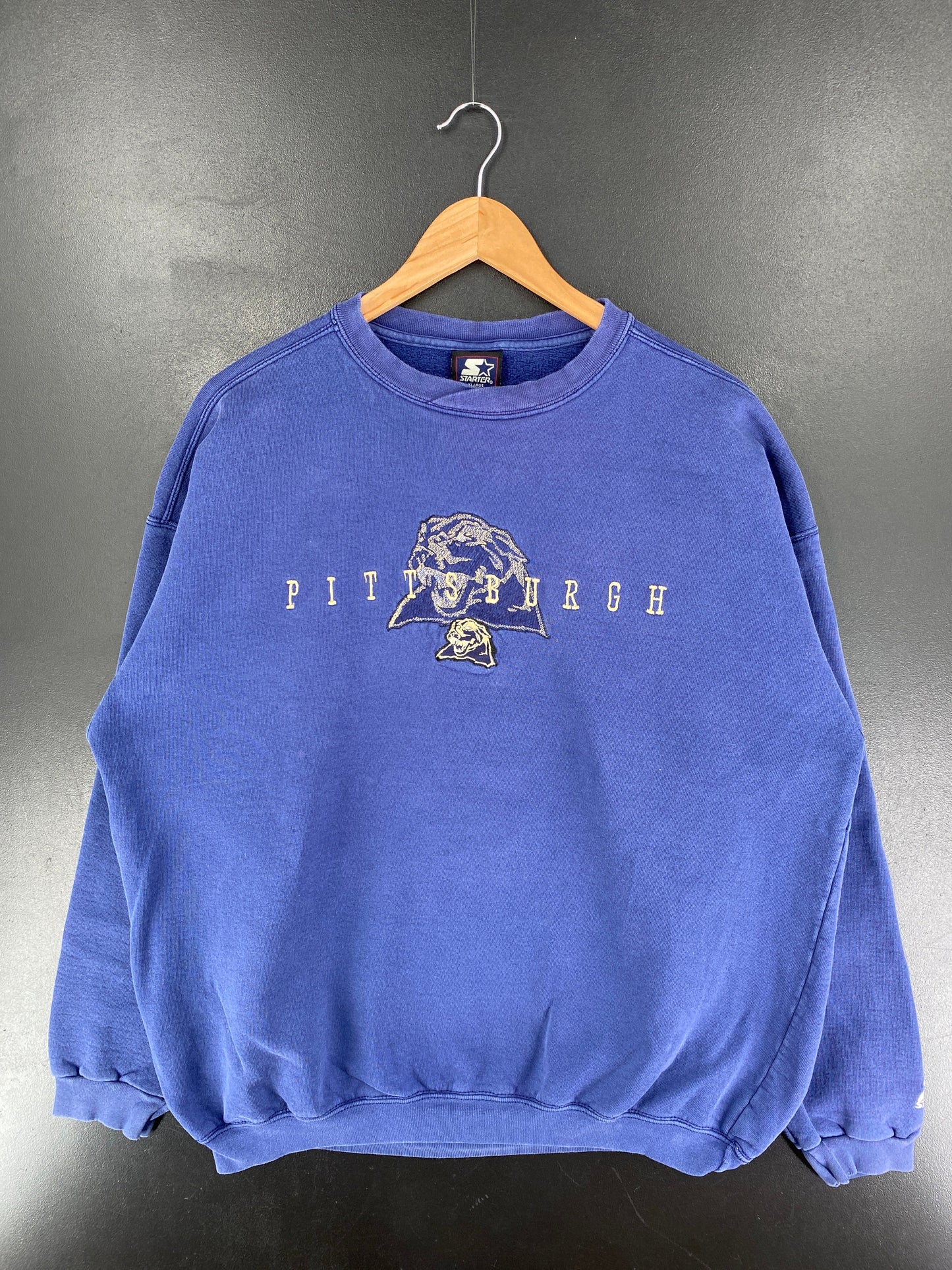 90's STARTER x PITTSBURGH Made in USA Size XL Vintage Sweat-shirt / F9119S