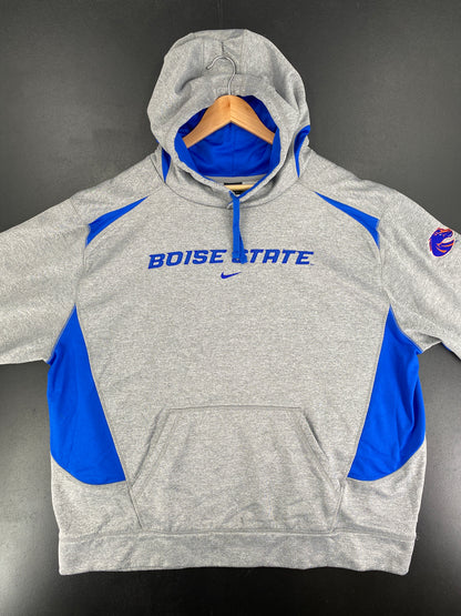 Vintage NIKE BOISE STATE Size XXL Vintage College Hoodie Jersey Material Sweat-Shirt / G2148S
