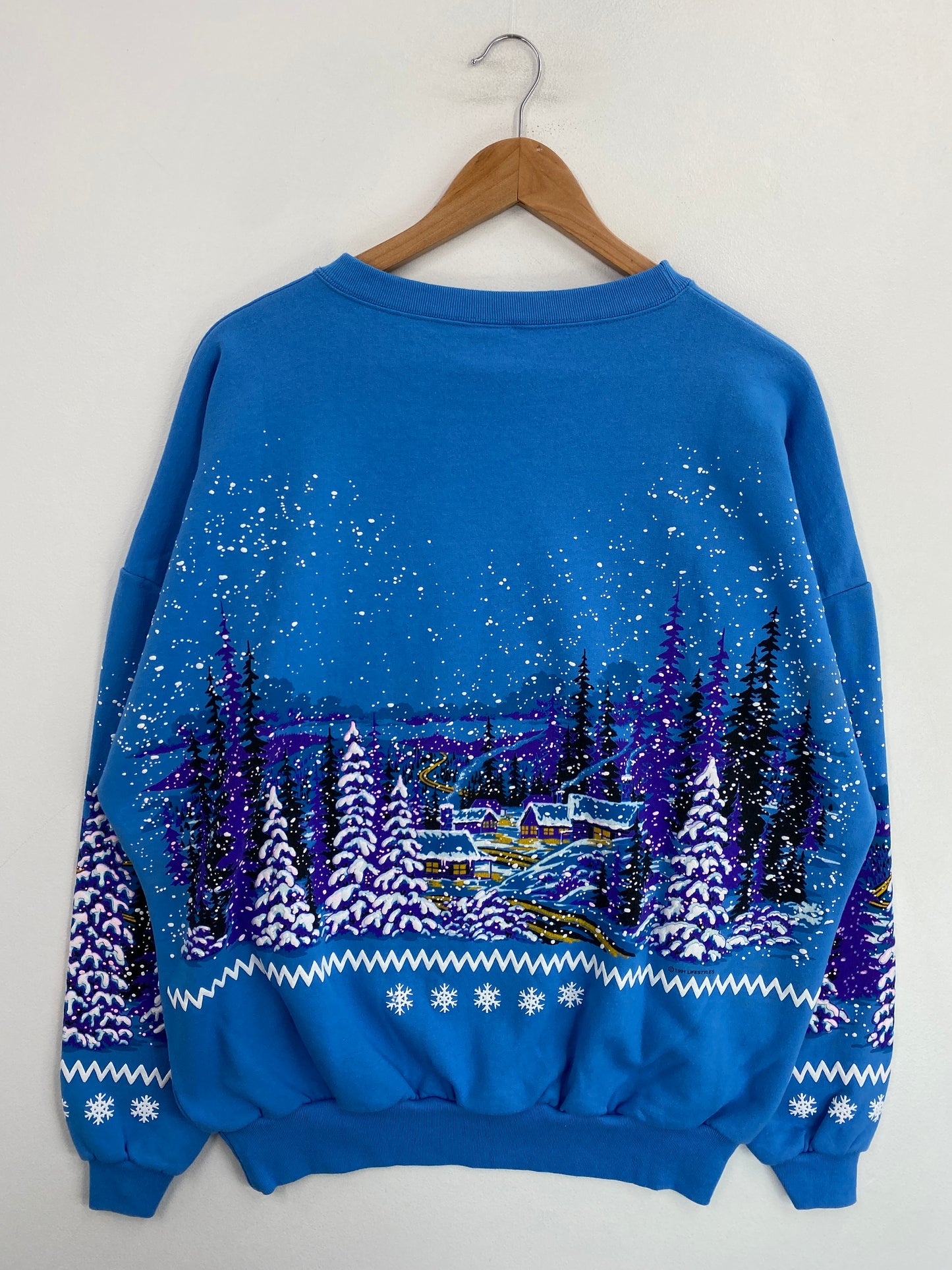 1991 RENO LIFESTYLES Made in USA Size Approx.XL Vintage Sweat-Shirt / G6882S