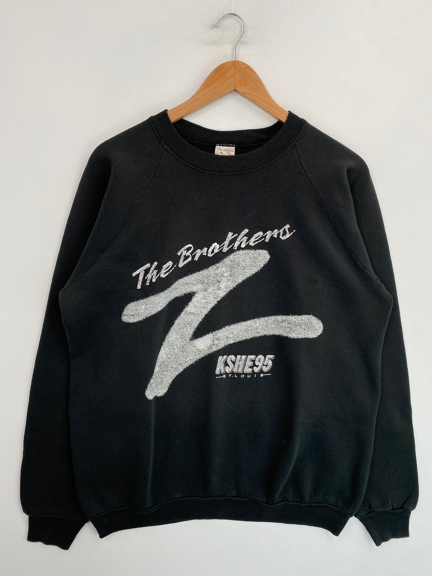 90's KSHE 95 Made in USA Size XL Vintage Music Sweat-Shirt / G6887S