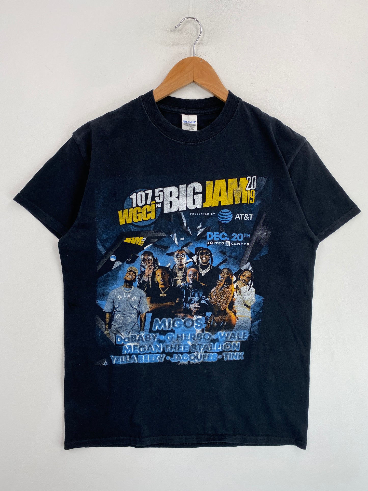 2019 107.5 BIG JAM Size M Vintage Music T-Shirt / G6903T