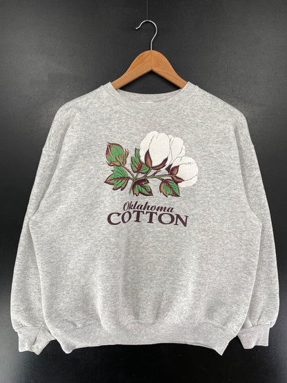 90's OKLAHOMA COTTON Made in USA Size L Vintage Sweat-Shirt / G6926S