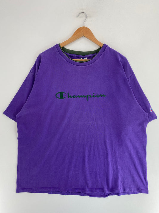 90's CHAMPION Made in USA Size XXL Vintage T-Shirt / G3345T