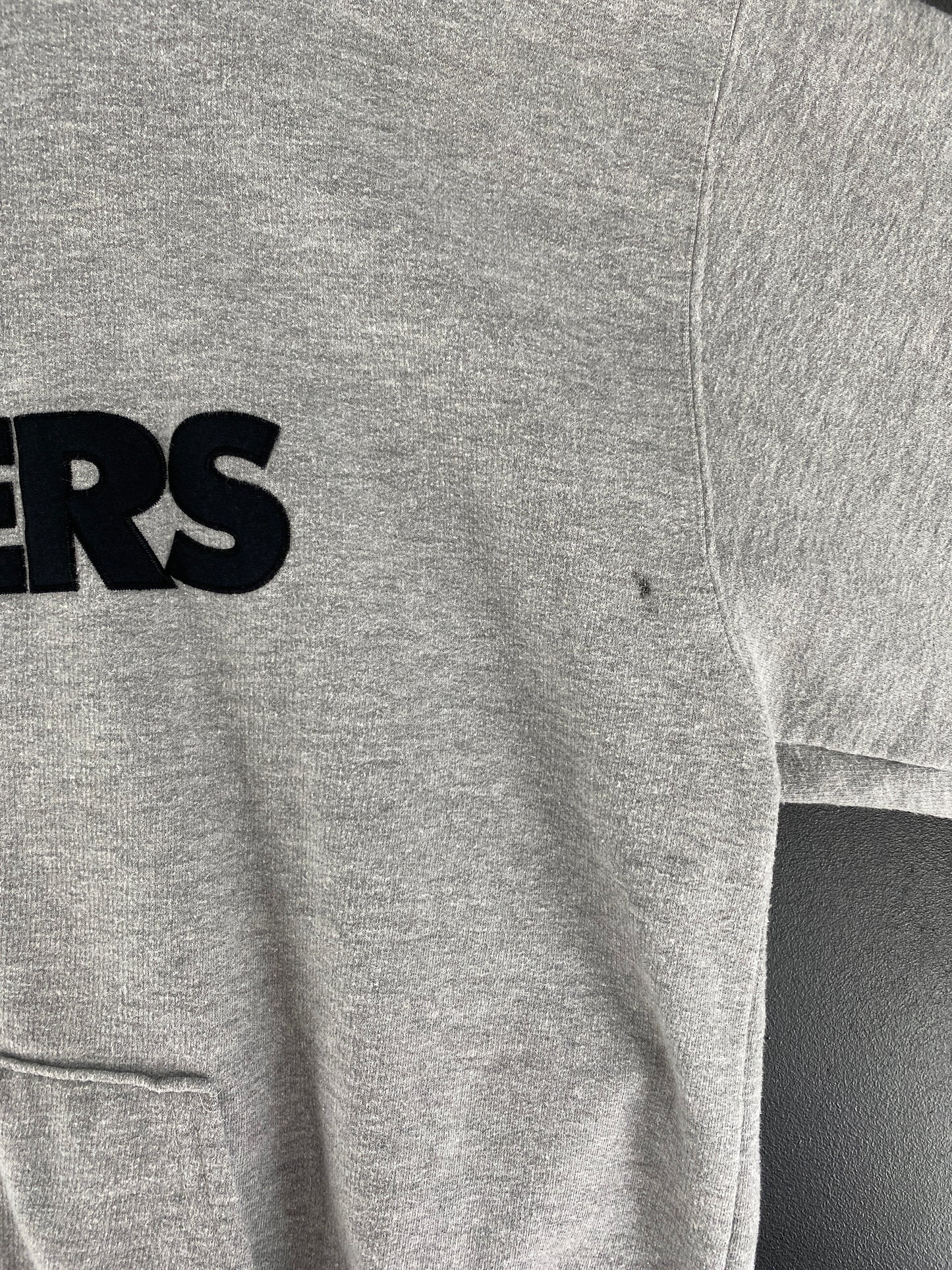 Vintage RAIDERS Size Approx.XXL NFL Hoodie Sweat-Shirt / G3943S