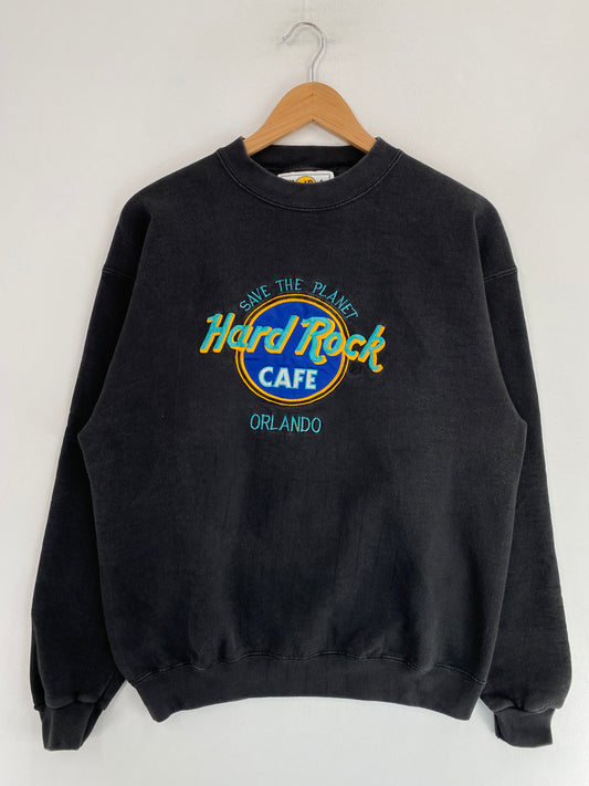 90's HARD ROCK ORLANDO Made in USA Size M Vintage Sweat-Shirt / G3396S