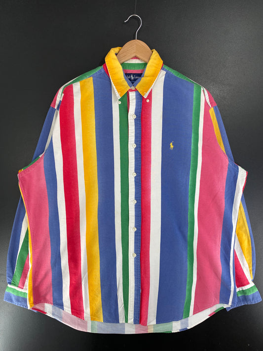 90’s RALPH LAUREN Size L Button Down Shirt / G3400B