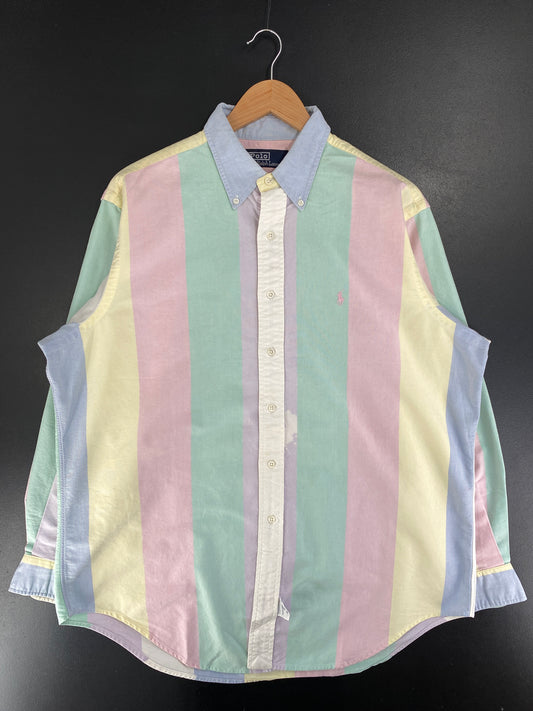 90's POLO RALPH LAUREN Size 17-34 (Approx.XXL) Vintage Button Down Shirt / G3401B