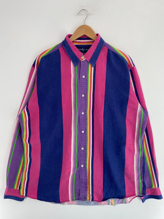 90’s RALPH LAUREN Size XL Vintage Button Down Shirt / G3403B